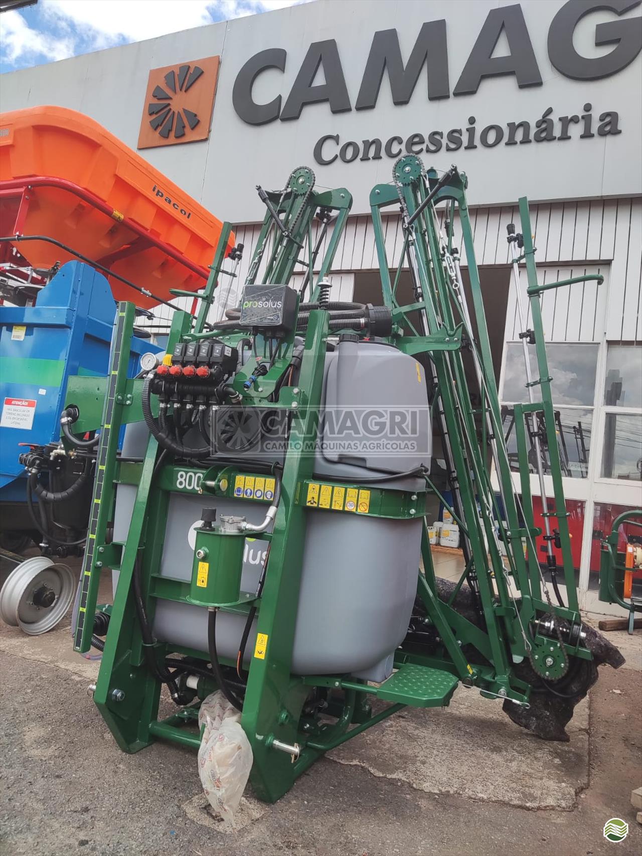 PULVERIZADOR PRO SOLUS PORAN 800 Acoplado Hidráulico Camagri - Camilo Máquinas Agrícolas - Agrale GOIANIA GOIAS GO